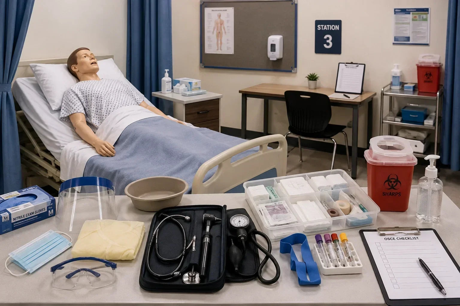 How to Set Up an OSCE: Supplies and Station Checklist for Clinical Skills Exams