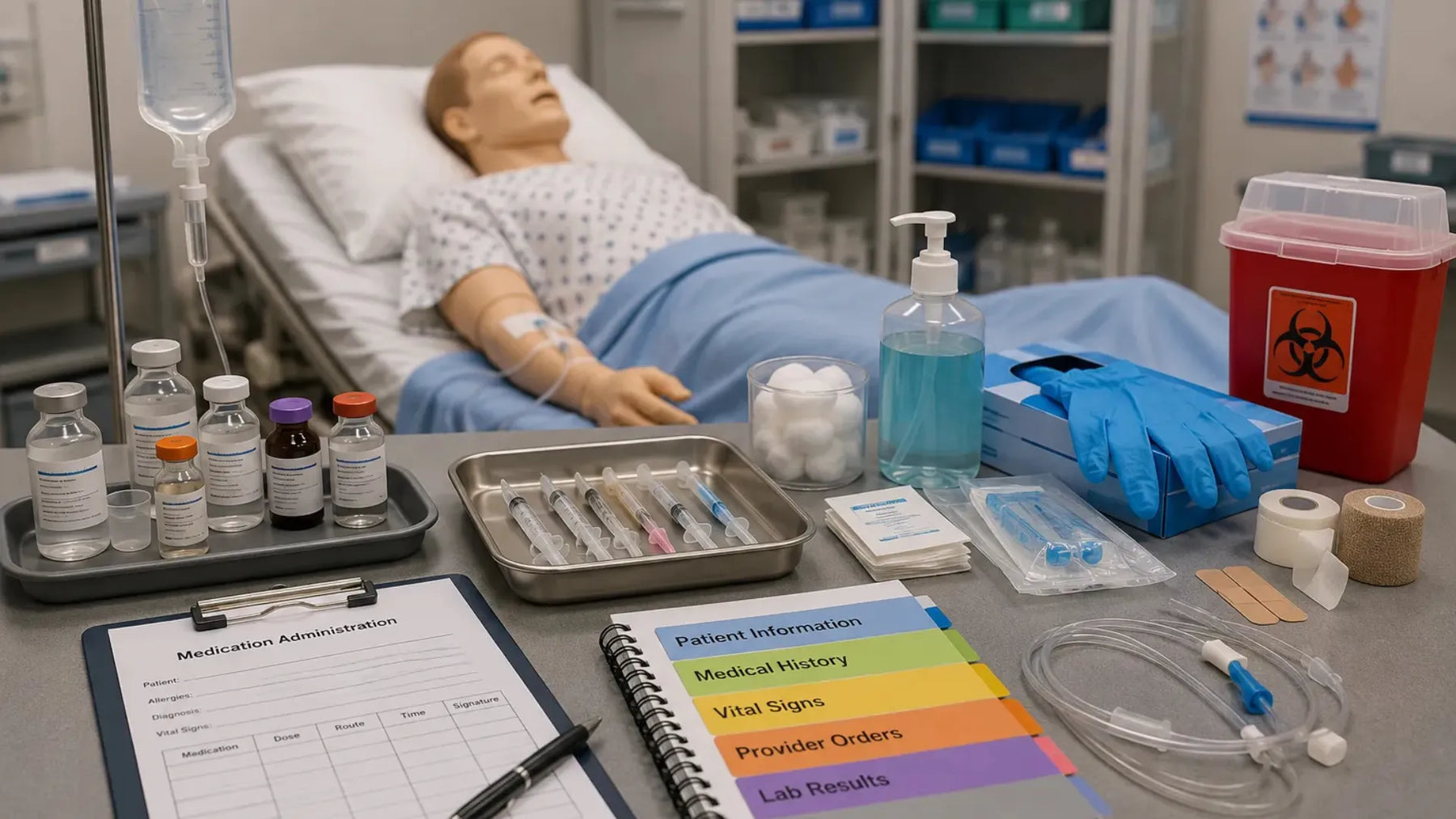 How to Set Up a Simulated Medication Administration Station in Your Nursing Skills Lab