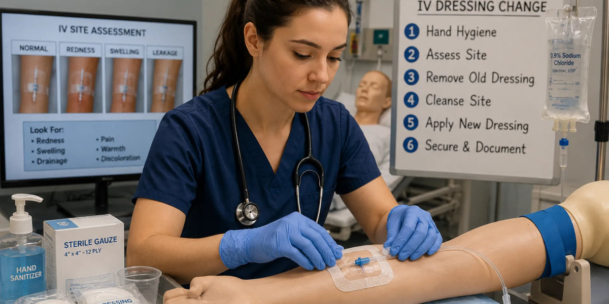 IV Dressing Change Skills Lab Guide - Pristine Medical