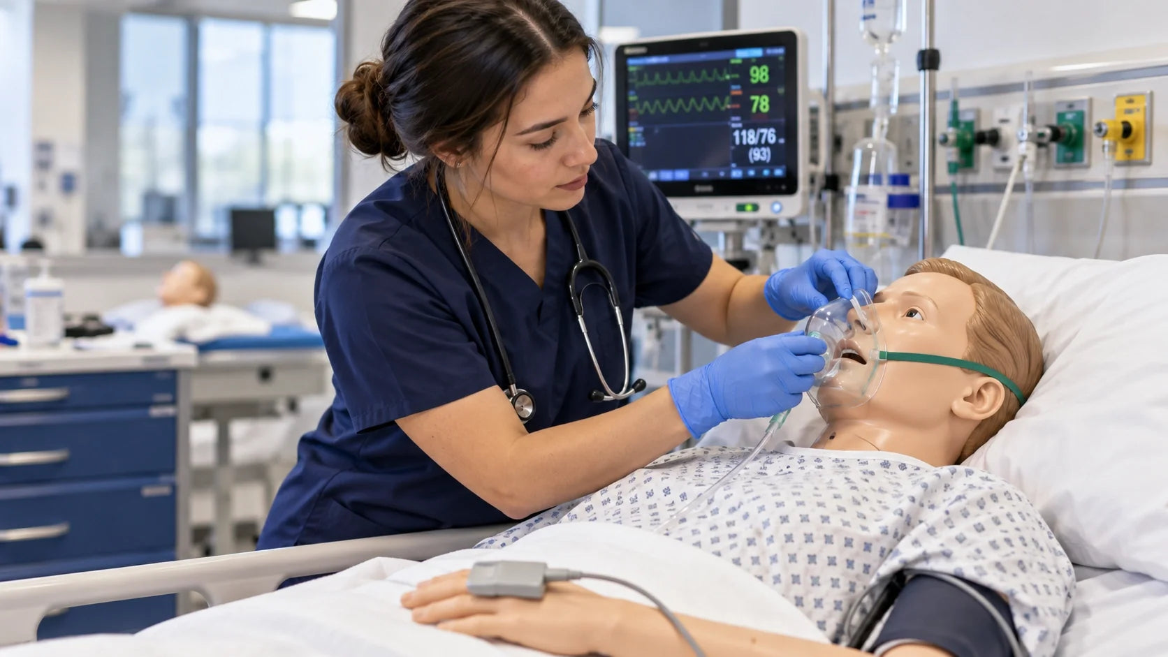 Teaching Oxygen Therapy: Nasal Cannula, Masks, and Safe O₂ Administration in Simulation