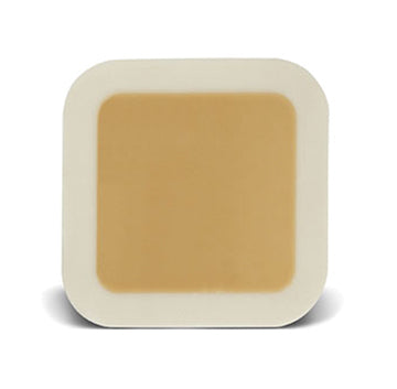 A square bandage, appearing to be ready for use, sits on a plain white background.