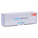 A Pristine Medical box containing Simu 1ml Tinted Ampules sits on an unseen surface. The box is white with blue text and labels indicating that it is for educational use only.