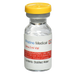 A 2ml vial of distilled water sits upright; it is labeled "Pristine Medical Simu-2 ml Vial" and contains a warning about its educational use only.