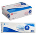 A box and a single package of Dynarex conforming stretch gauze bandages sit on a surface. The bandages are sterile unless the packaging is opened or damaged; they are latex-free. Reorder number is 3116.