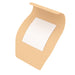 A beige adhesive bandage, displaying a blank white absorbent pad, is shown against a white background.