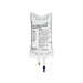 A 250 mL bag of 0.9% Sodium Chloride Injection USP is shown; it contains intravenous fluid; the bag is ready for administration.