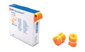 A box of BD Vacutainer® Stretch Tourniquets sits beside two orange tourniquets. REF: 367209. 25.
