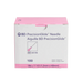 A box of 100 BD PrecisionGlide needles (18G x 1 1/2, 1.2mm x 40mm) sits on a surface; it is sterile and for single use.