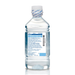 A plastic bottle of sterile water sits on a white background. It is for irrigation only and contains labels with instructions and warnings in English and French. JP7114 1000 ML EXP 00780088