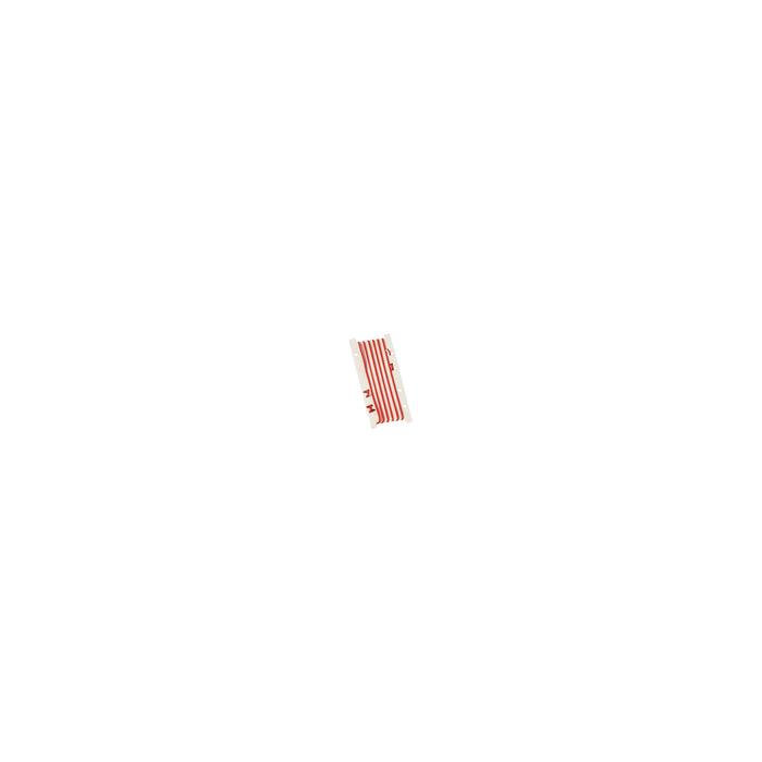 A small, light-pink rectangle is centered on a white background.