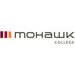 A Mohawk College logo displays on a white background. The logo consists of three vertical bars in maroon, dark red, and orange, followed by the words "Mohawk College" in grey.