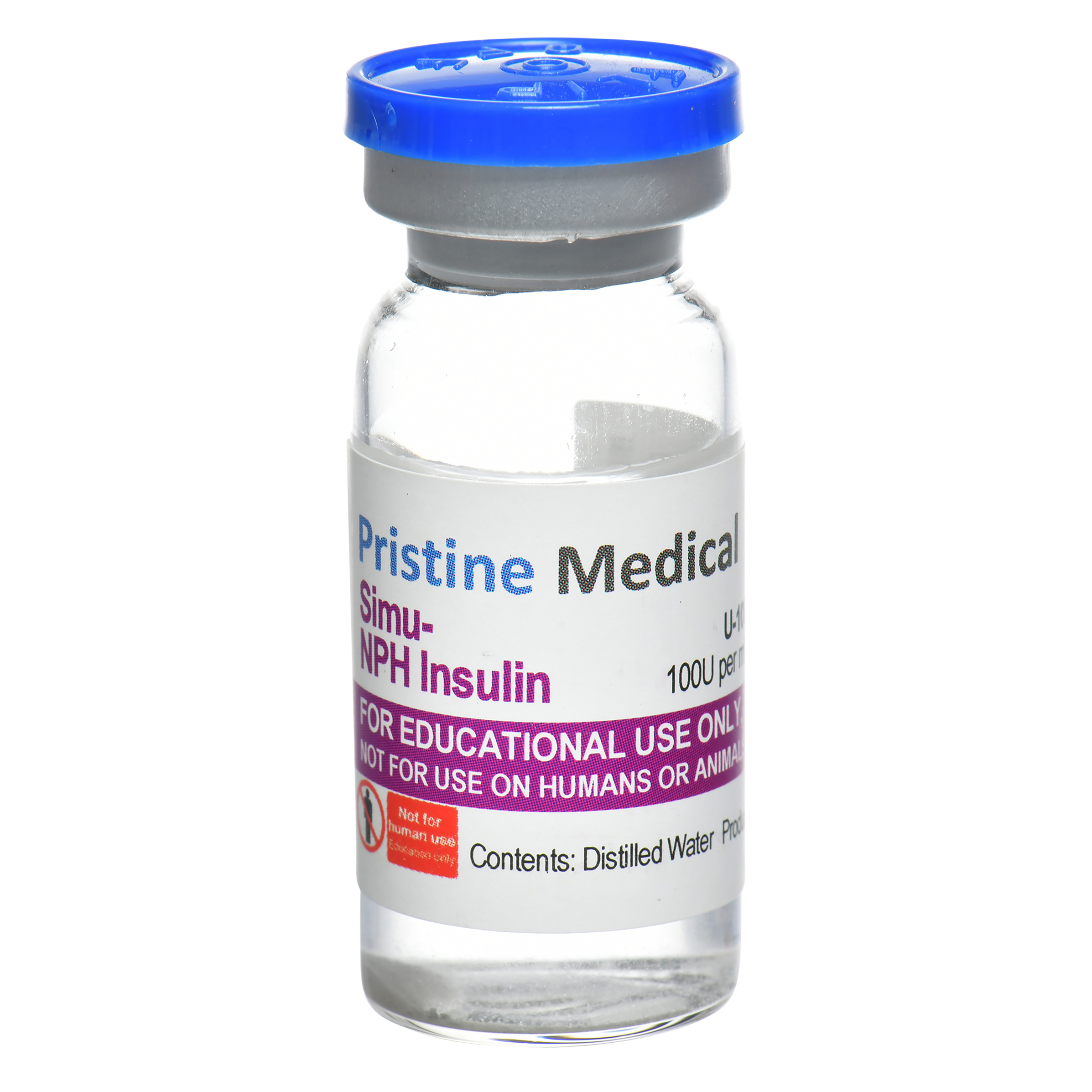 Simu Insulin 10ml Vial for Training — Pristine Medical