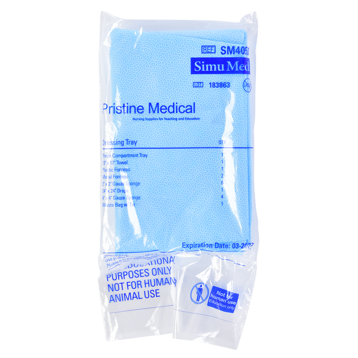 Pristine Medical Simulated Dressing Tray