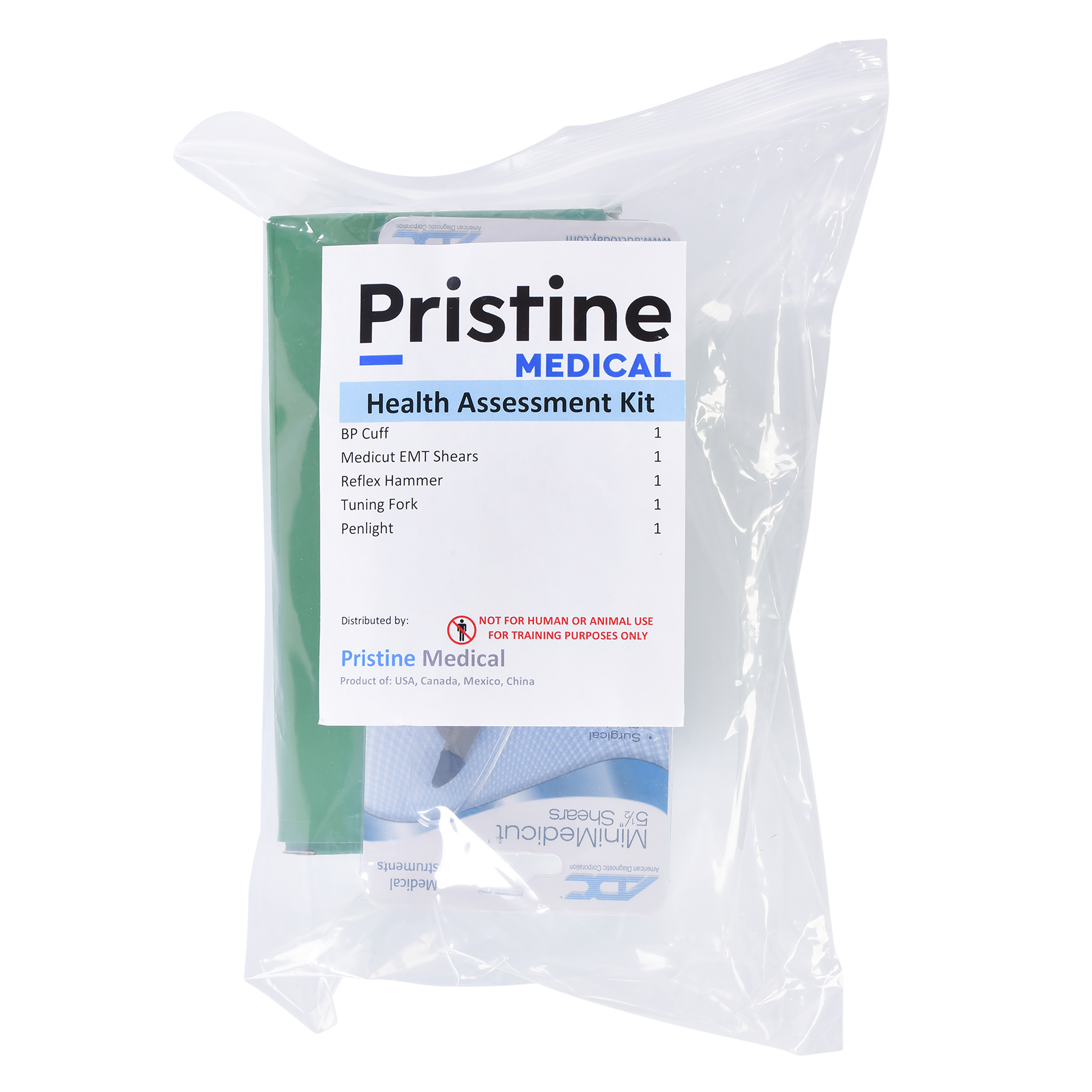 Health Assessment Kit with BP Cuff & Tools – Pristine Medical