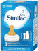A Similac infant bottle nipple and ring, displayed on a package, is shown alongside bottle size compatibility information. The box is light blue and features the Similac logo. Three nipples and rings are included. The product is latex-free and BPA-free.