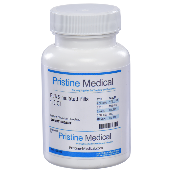 A white plastic bottle of Prime Medical brand medicine sits upright against a plain white background. The bottle displays "Prime Medical" branding and illegible smaller text detailing the contents.