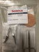 A "Seneca Wound Care Kit" is displayed in a plastic bag, along with tools. The kit includes a dressing tray, abdominal pad, transpore tape, suture removal kit, and staple/suture pad. "Distributed by: Pristine Medical. *For training purposes only."