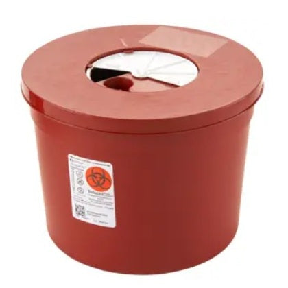 SharpSafety Sharps Container, Rotor, 5qt
